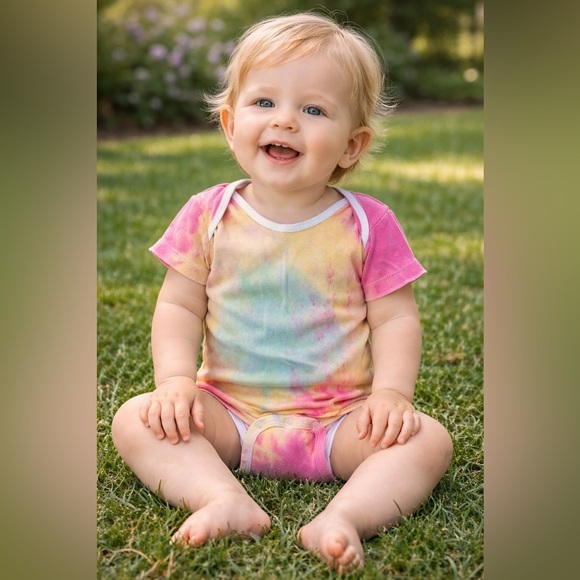 Dundee Other - Vintage Dundee Tie Dye Baby 100% Cotton One Piece